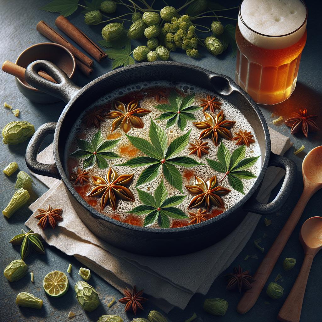 Angelica salada a la cerveza