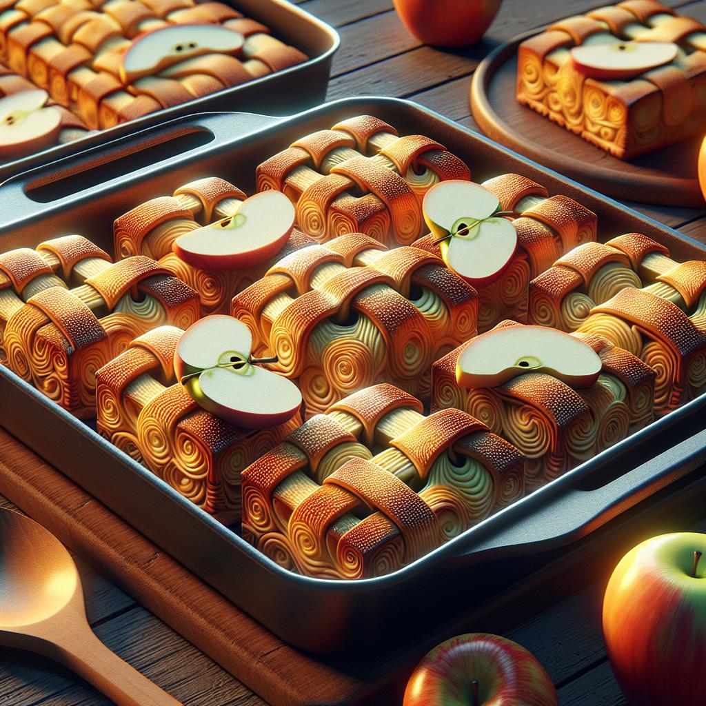 Apple pie bars