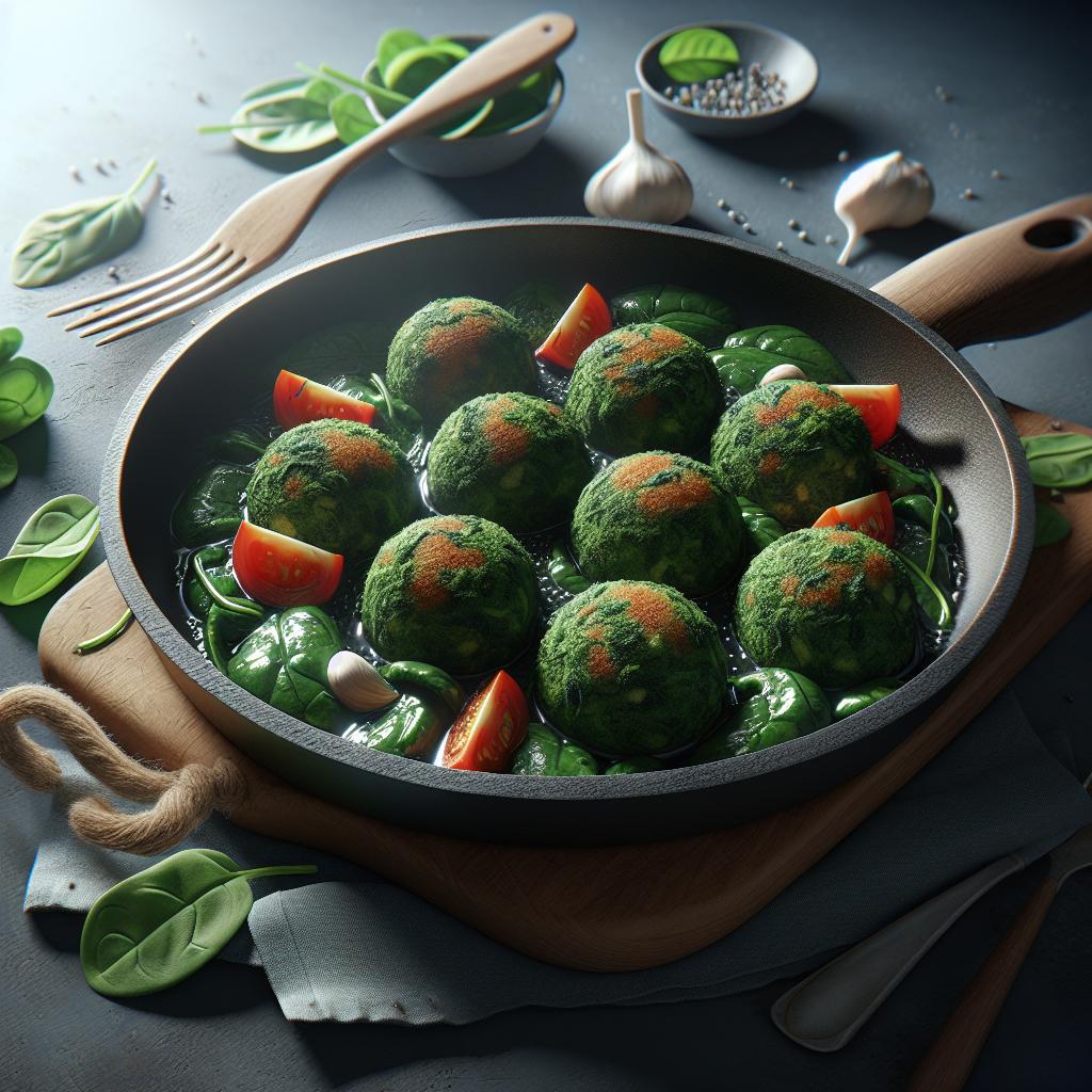Arancini con espinacas