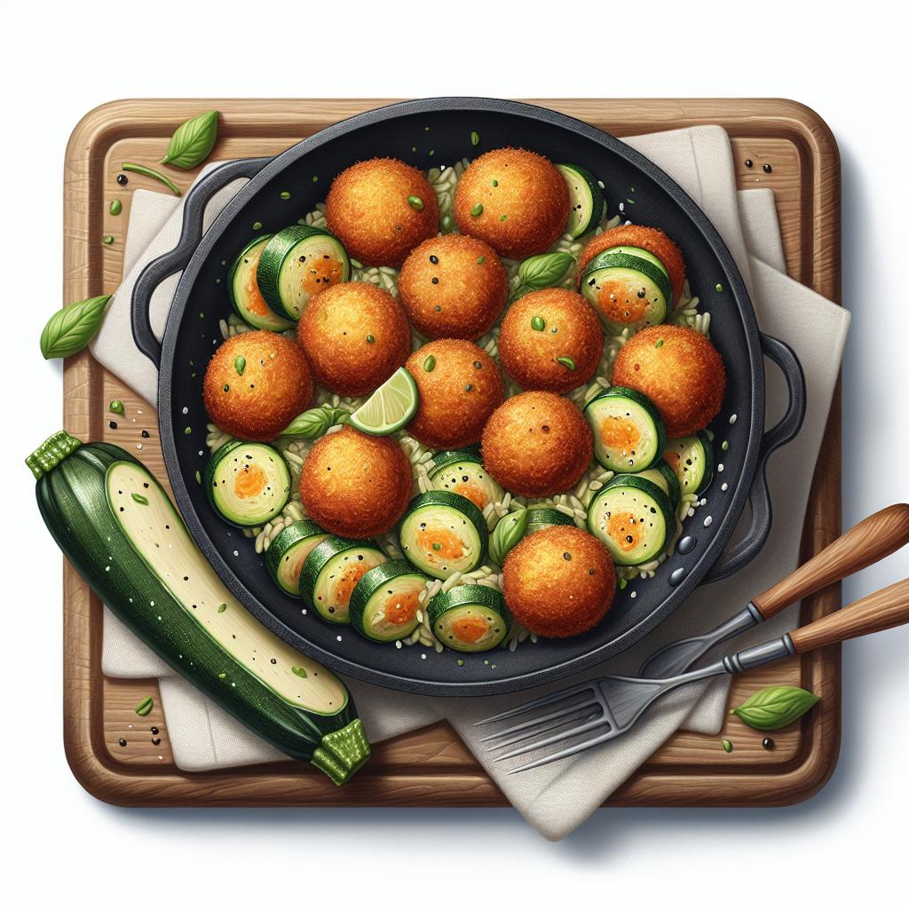 Arancini con calabacines