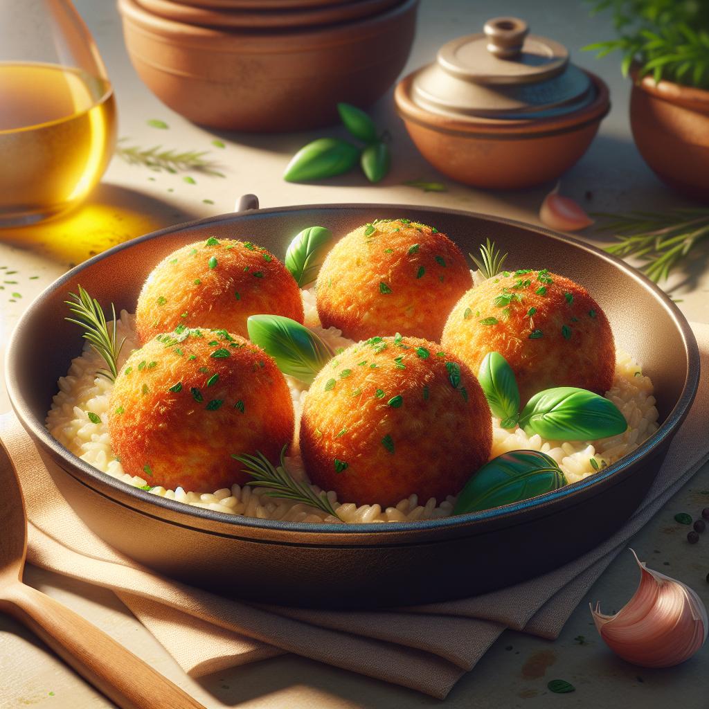 Arancini vegetarianos