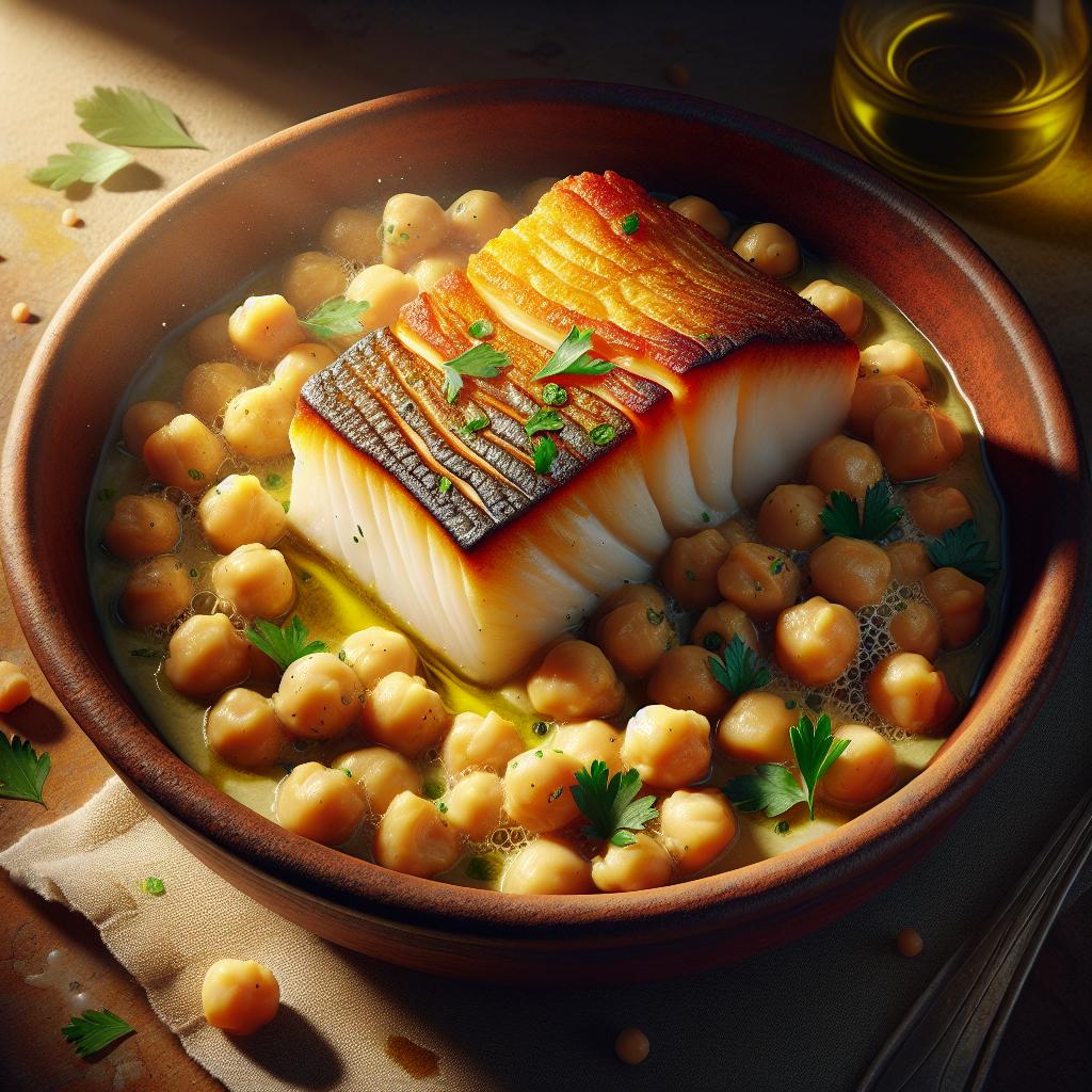 Bacalao con garbanzos