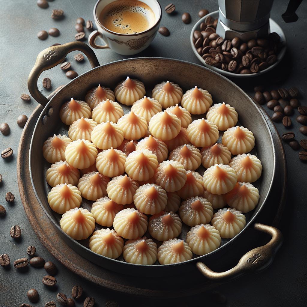 Bacetti a la crema de café