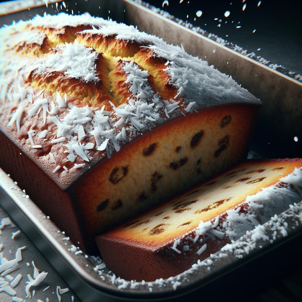 Banana bread al coco