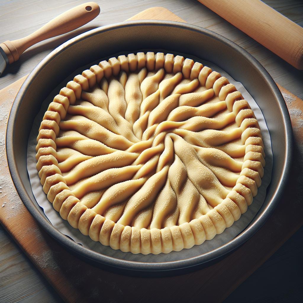Base de masa quebrada para tarta