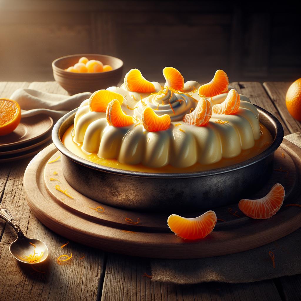 Bavarese de mandarinas