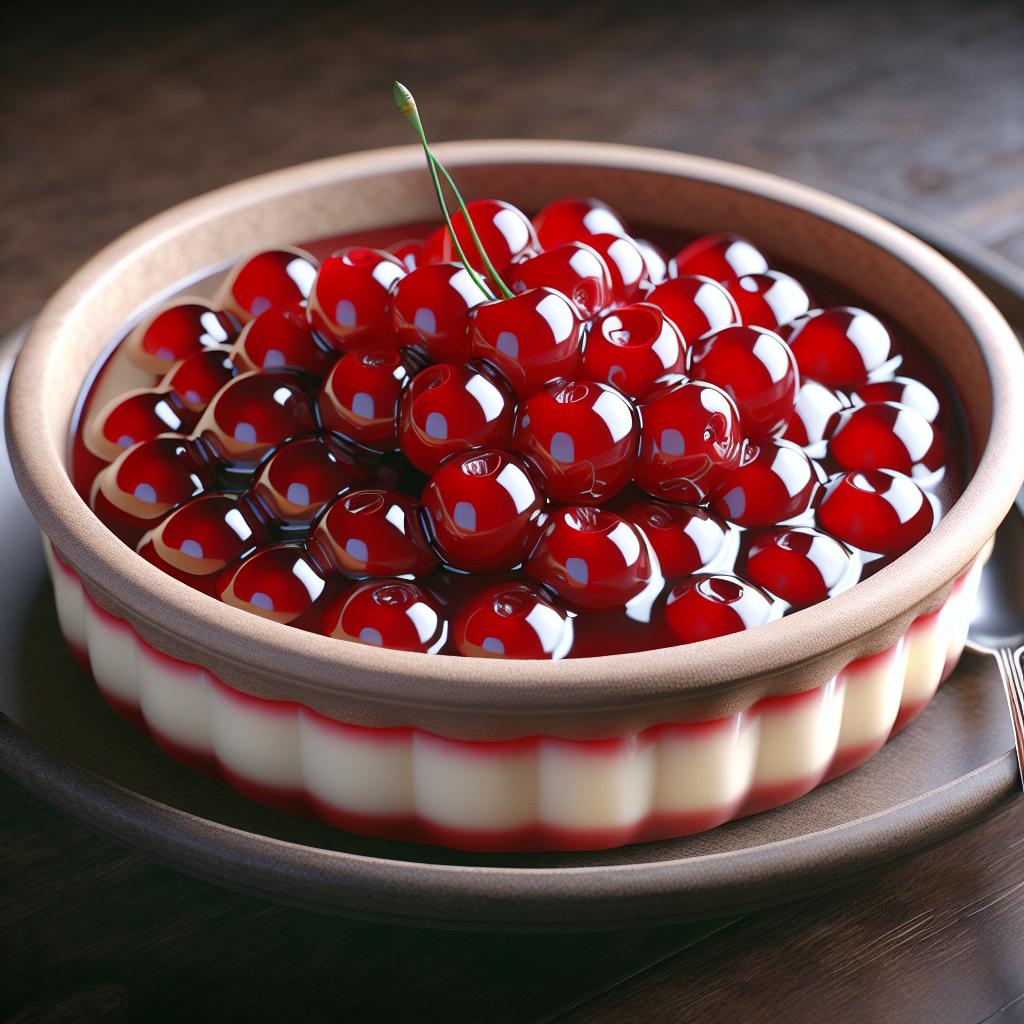 Bavaroise de cerezas