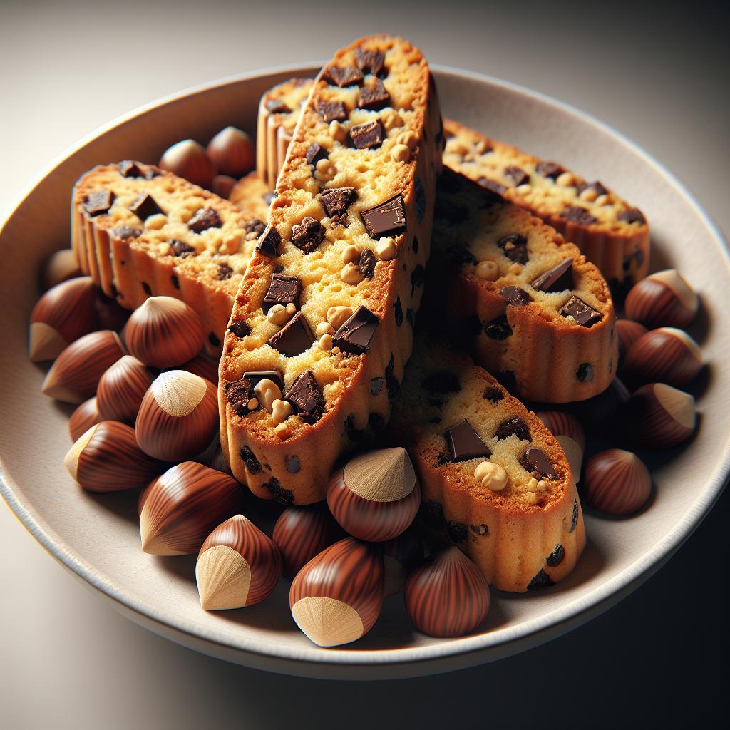 Galletas de chocolate y avellanas
