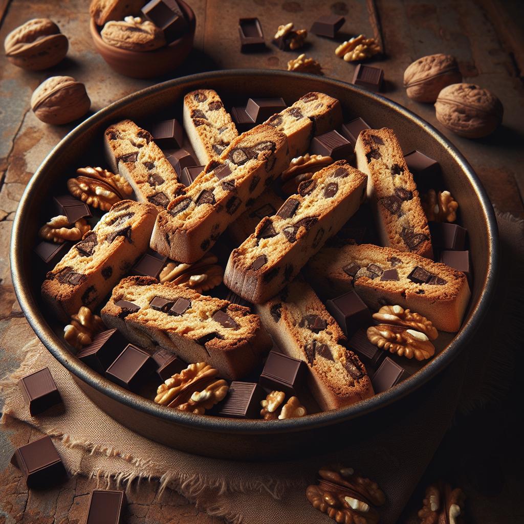 Galletas de chocolate y nueces