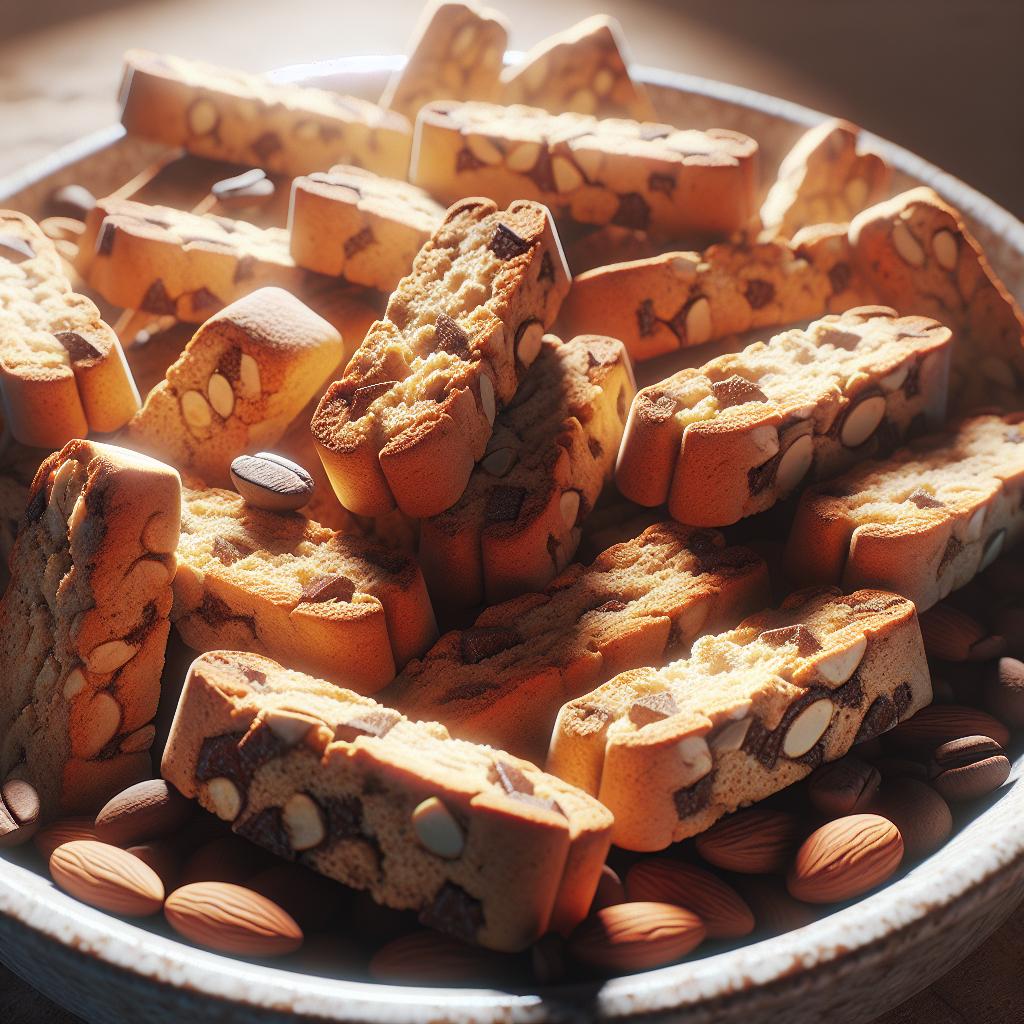 Galletas de canela y cacao para mojar