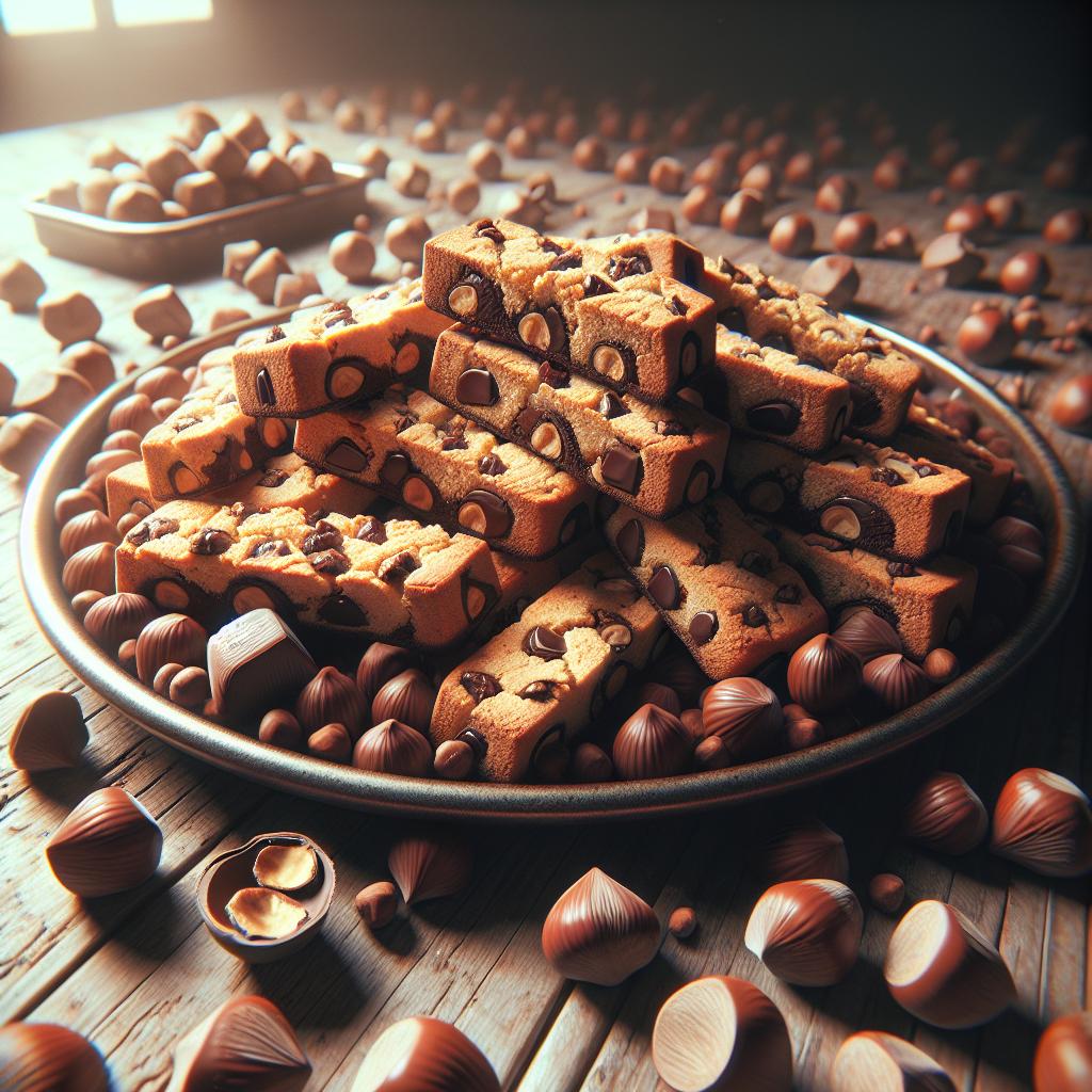 Galletas de chocolate con avellanas