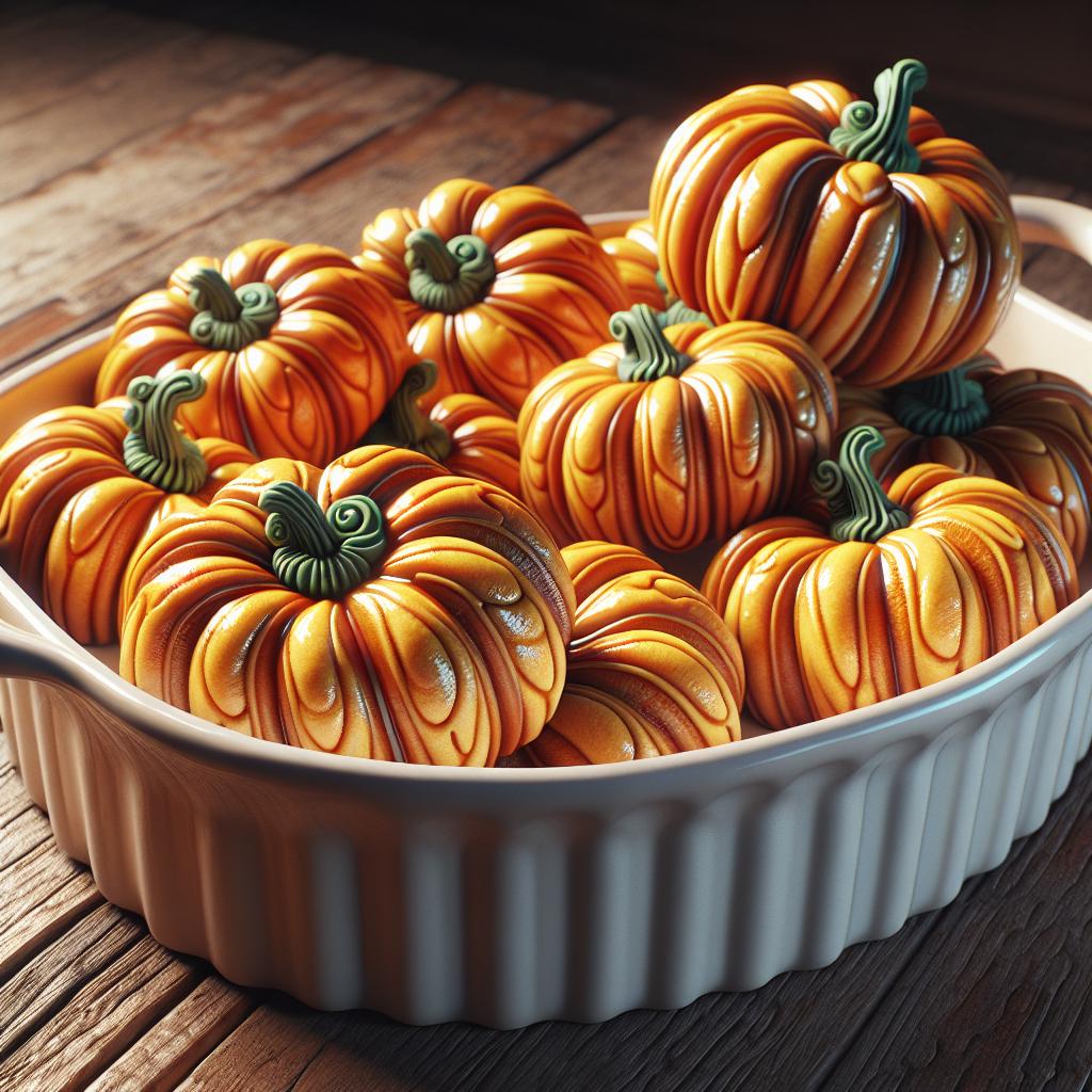 Galletas glaseadas en forma de calabaza