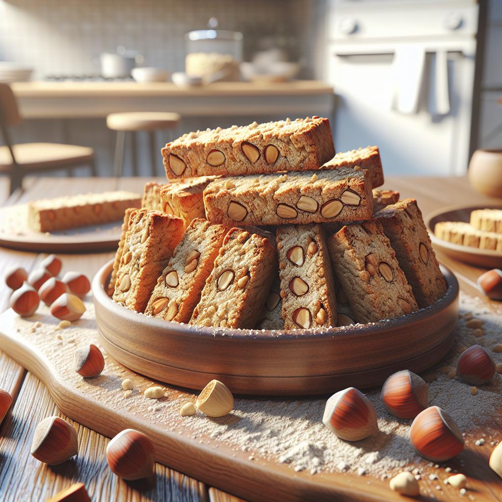 Galletas integrales con avellanas
