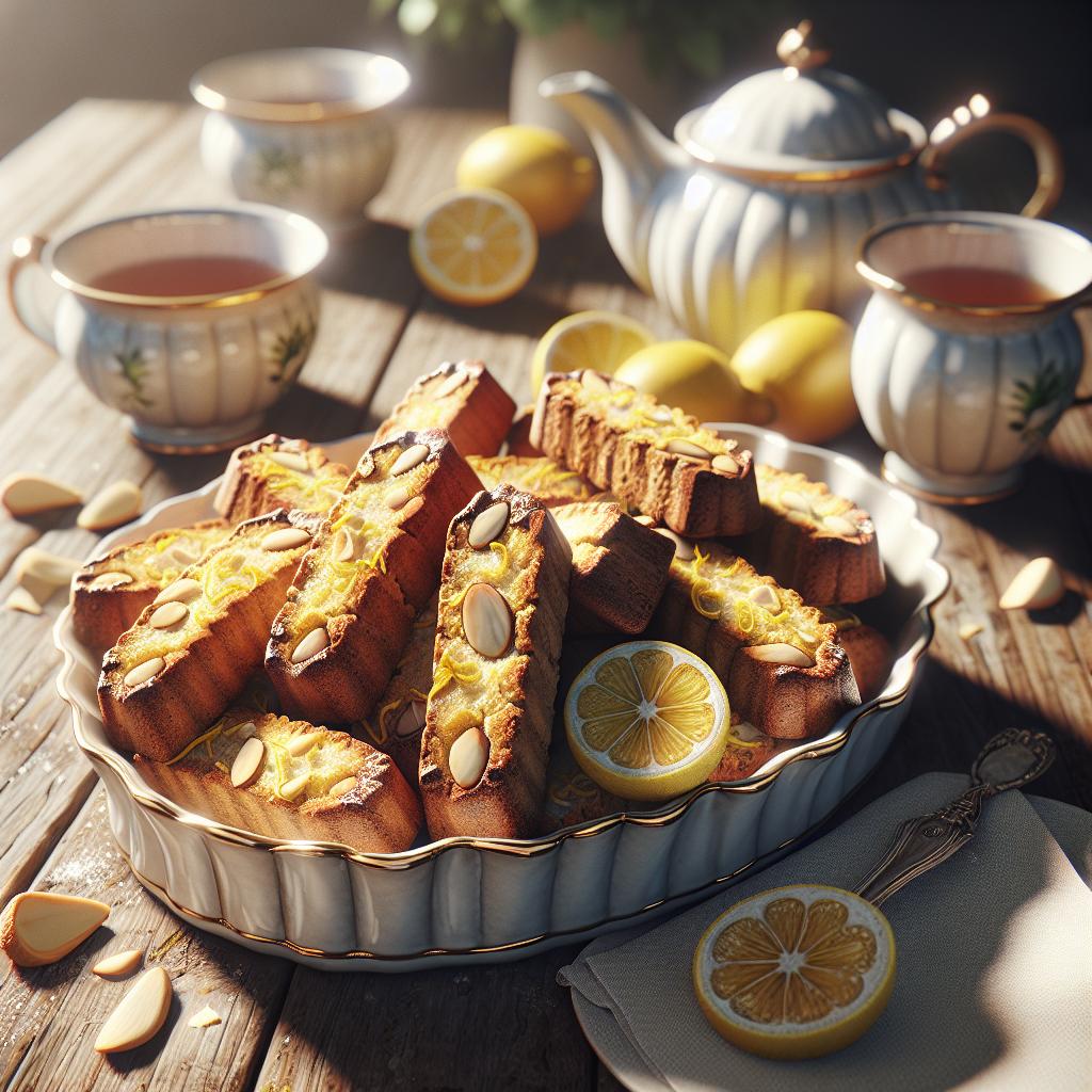 Biscotti mandorle e limone