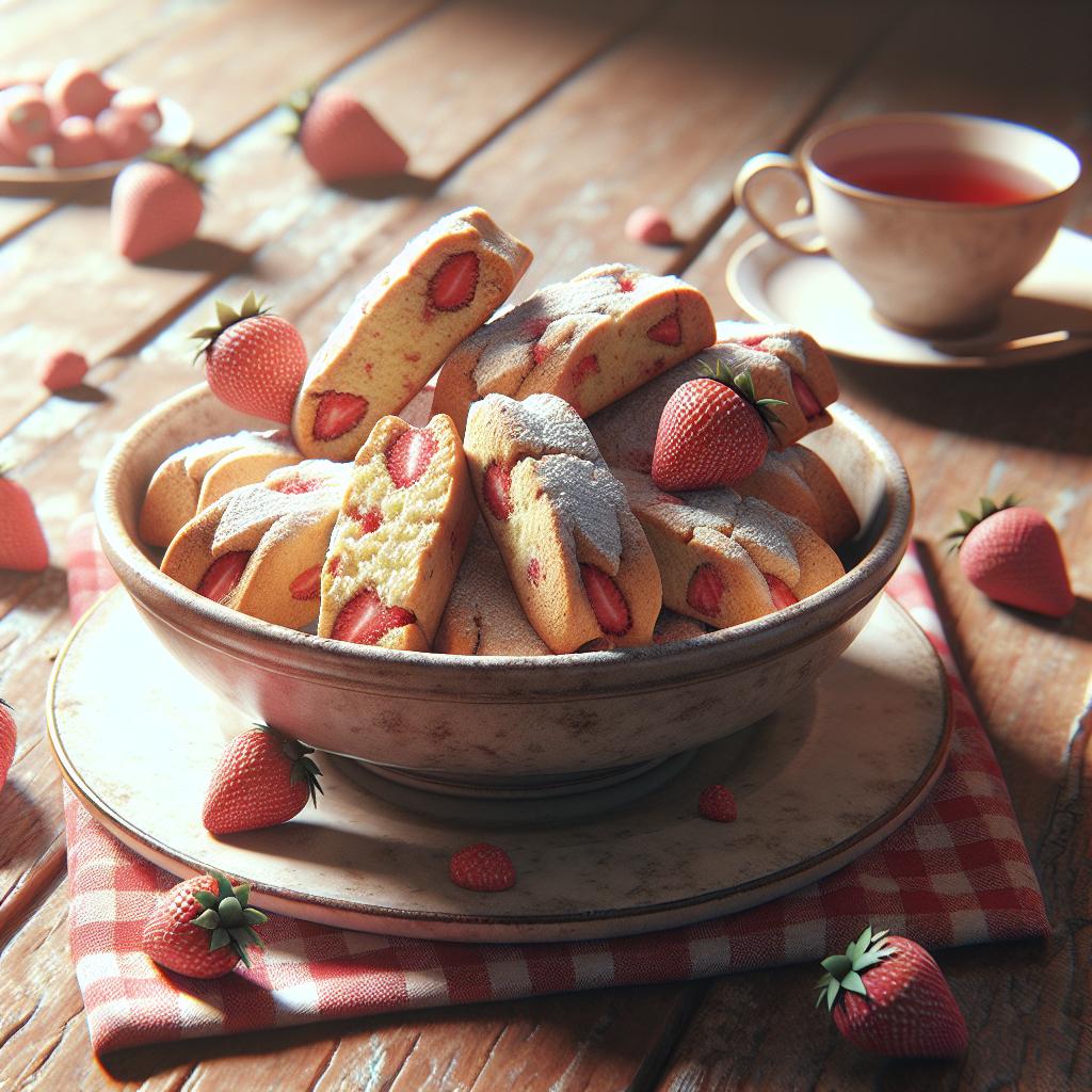 Galletas suaves de fresa