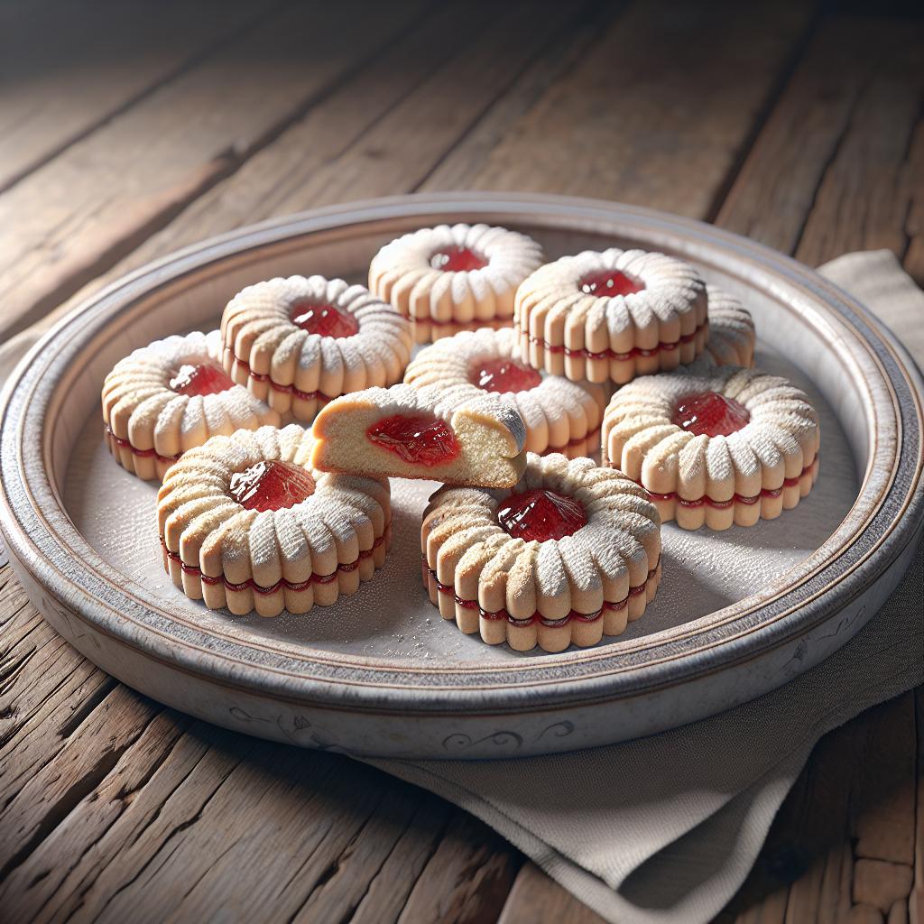Galletas ojos de buey