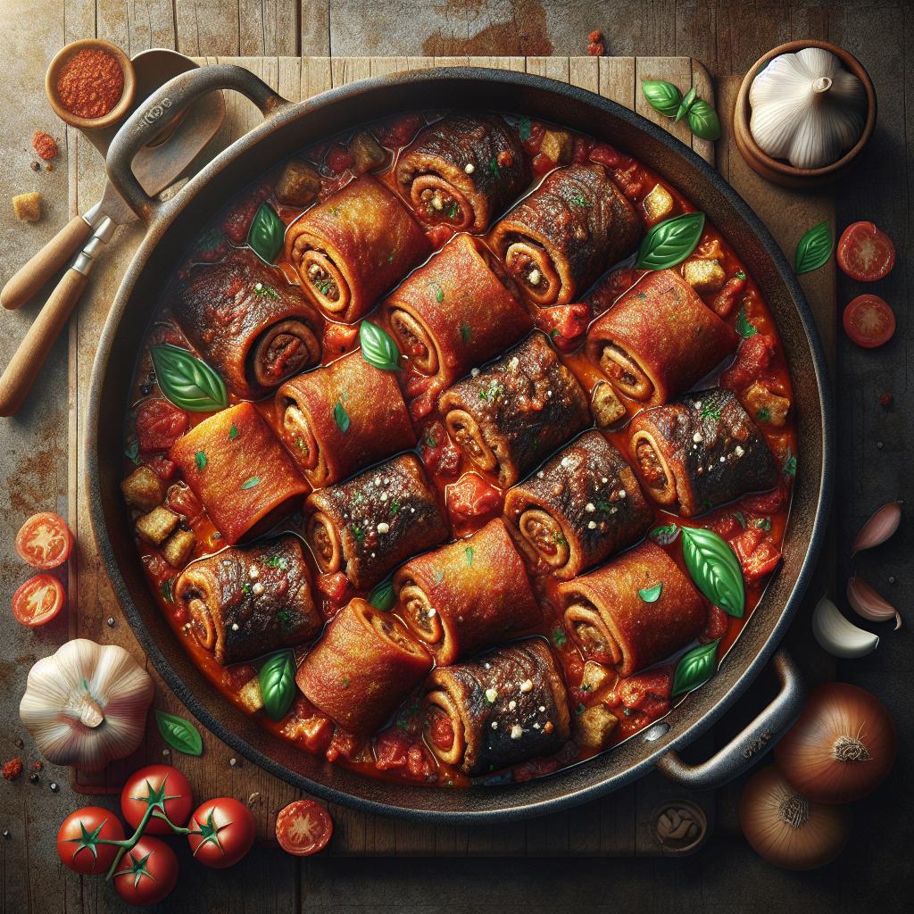 Braciole pugliesas al sugo