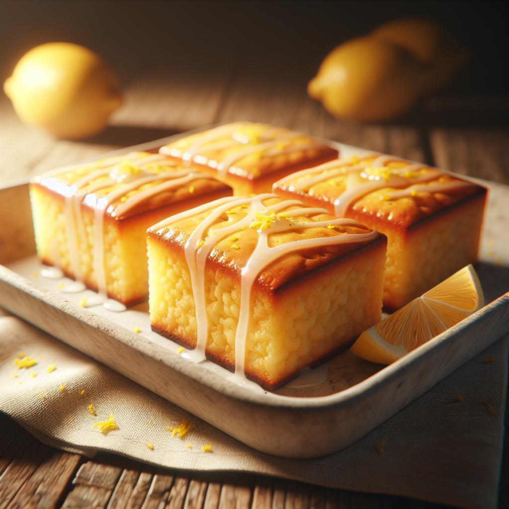 Brownies al limón
