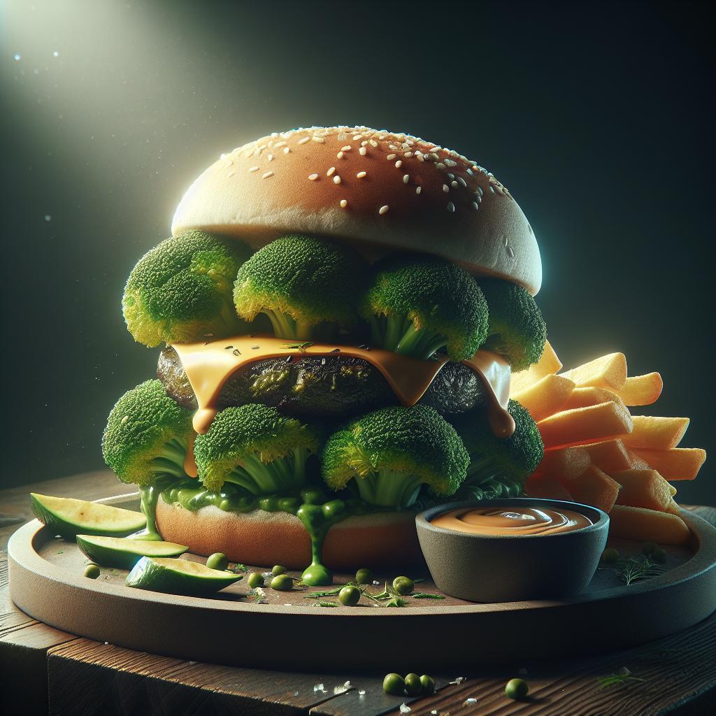Burger de brócoli