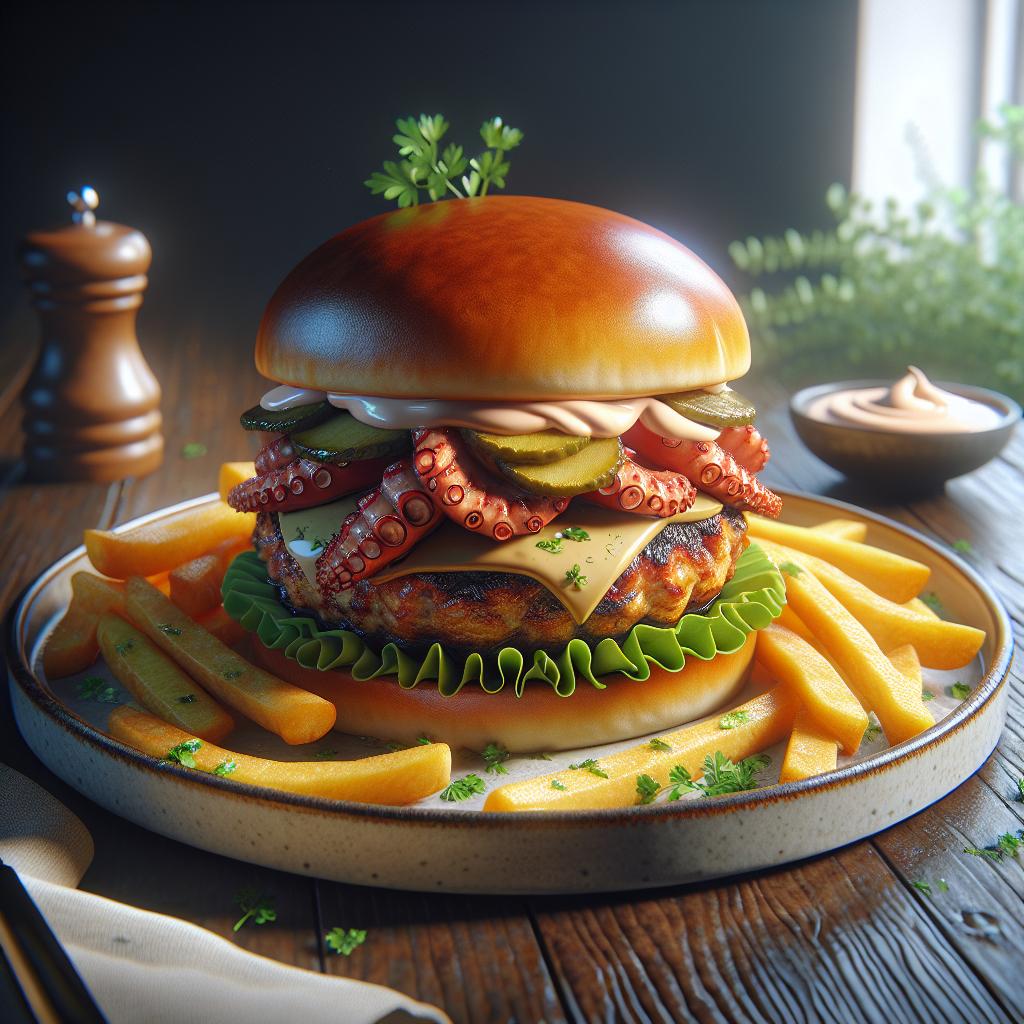 Burger de pulpo