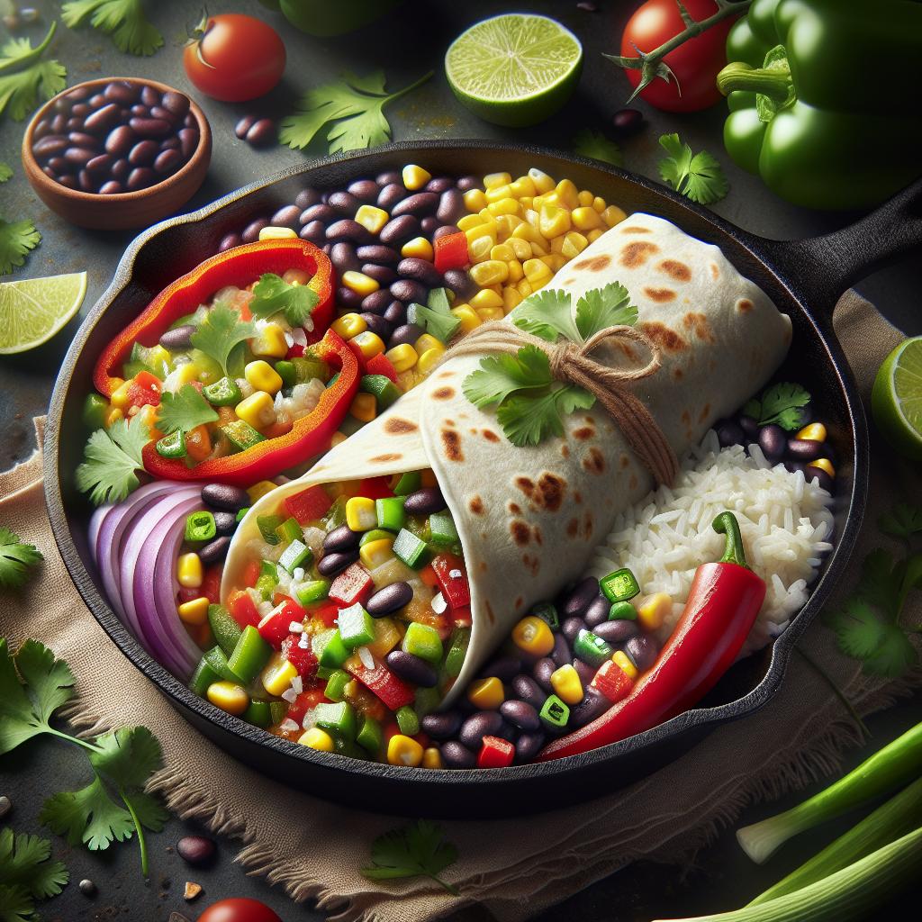 Burrito con verduras