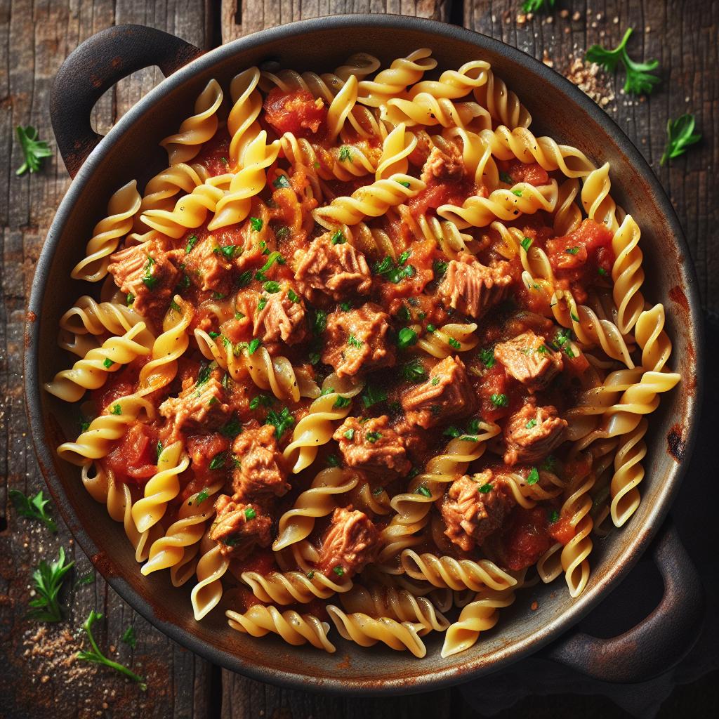 Busiate al ragú de atún