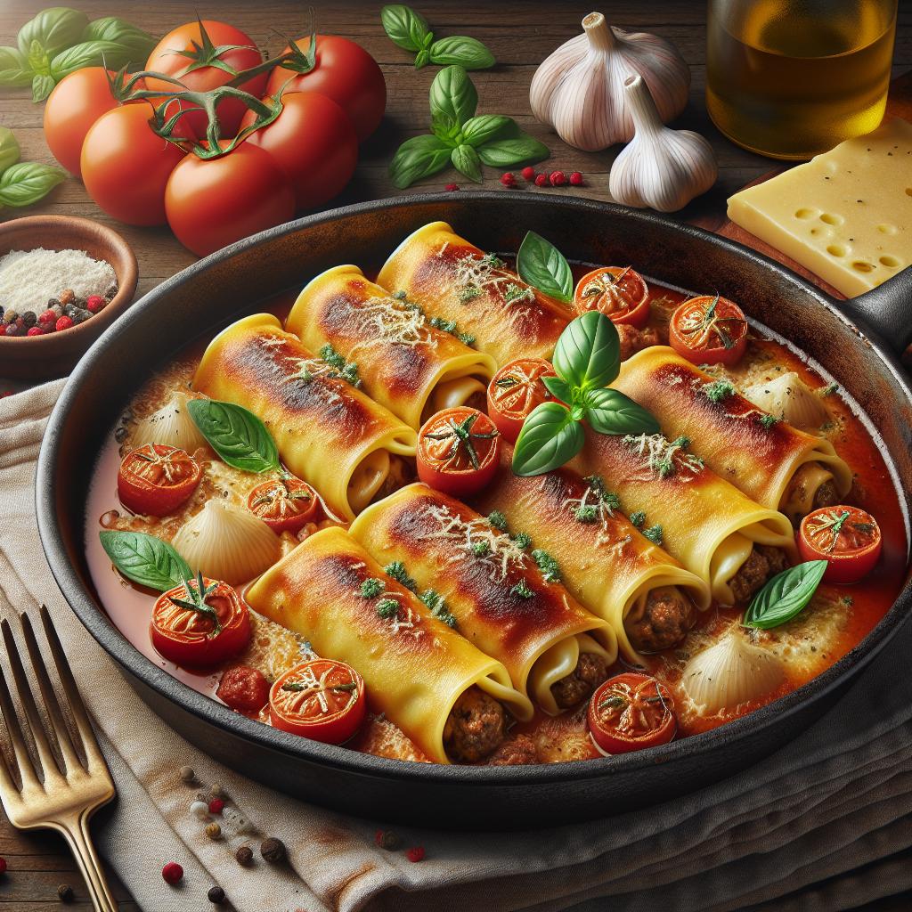 Canelones de carne