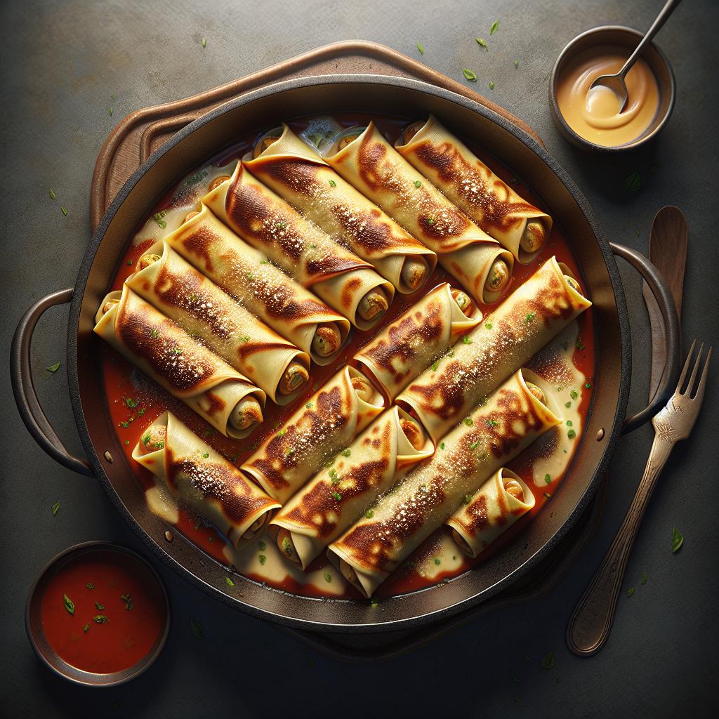 Canelones de crespelle