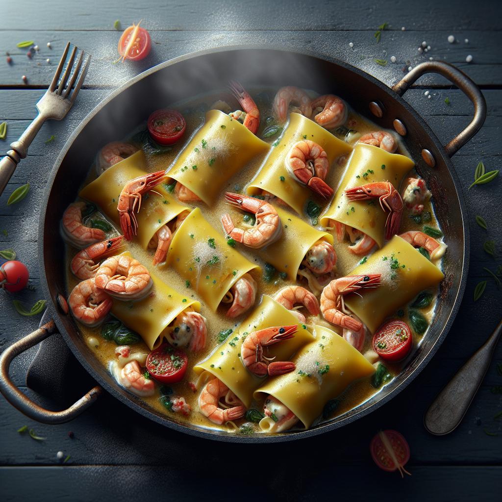 Cannelloni de pescado