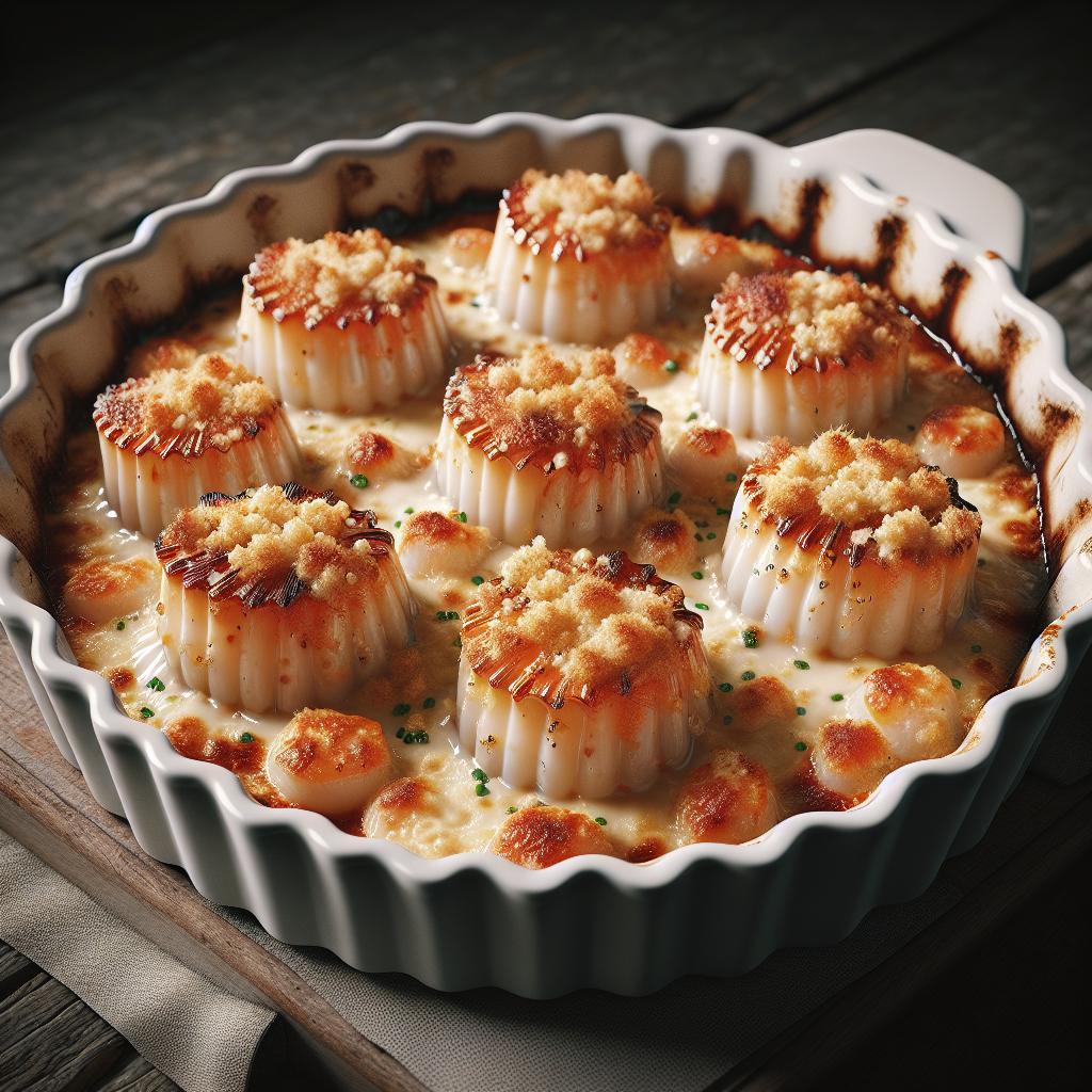 Vieiras Gratinadas