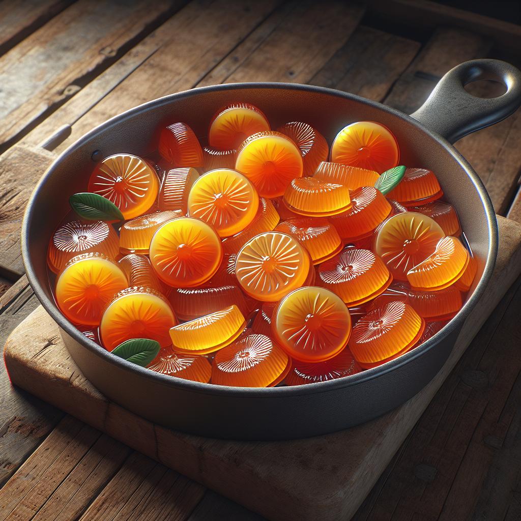 Caramelos gelée de naranja