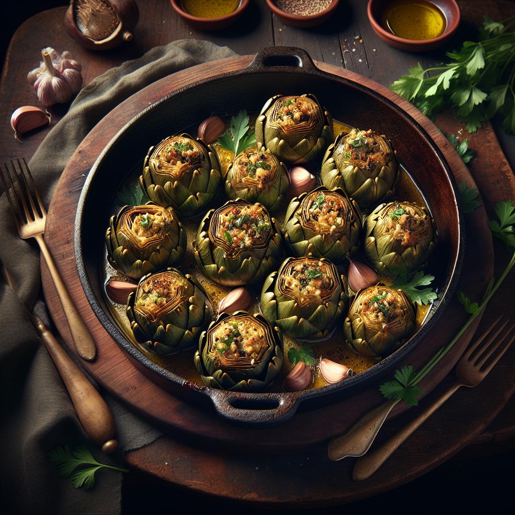 Alcachofas rellenas