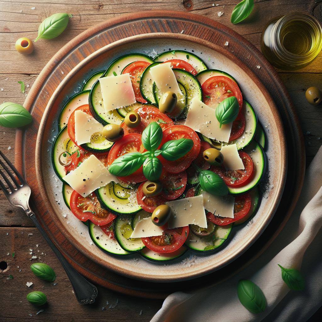 Carpaccio de calabacines