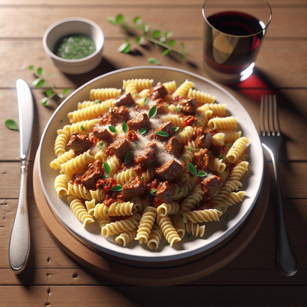 Casarecce con Ragú de Jabalí