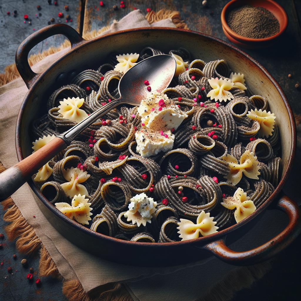 Cavatelli al grano arso al cacioricotta