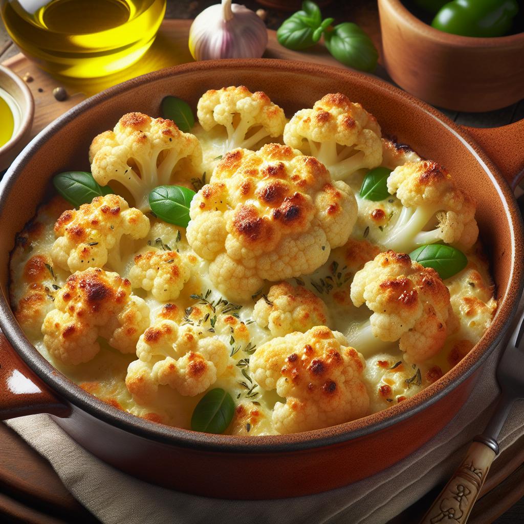 Coliflor al horno