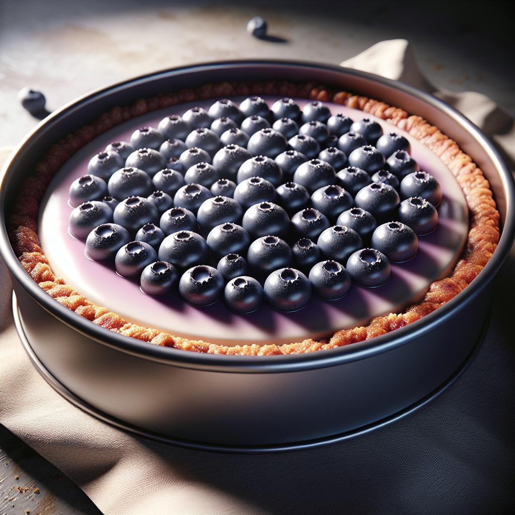 Cheesecake de arándanos sin cocción
