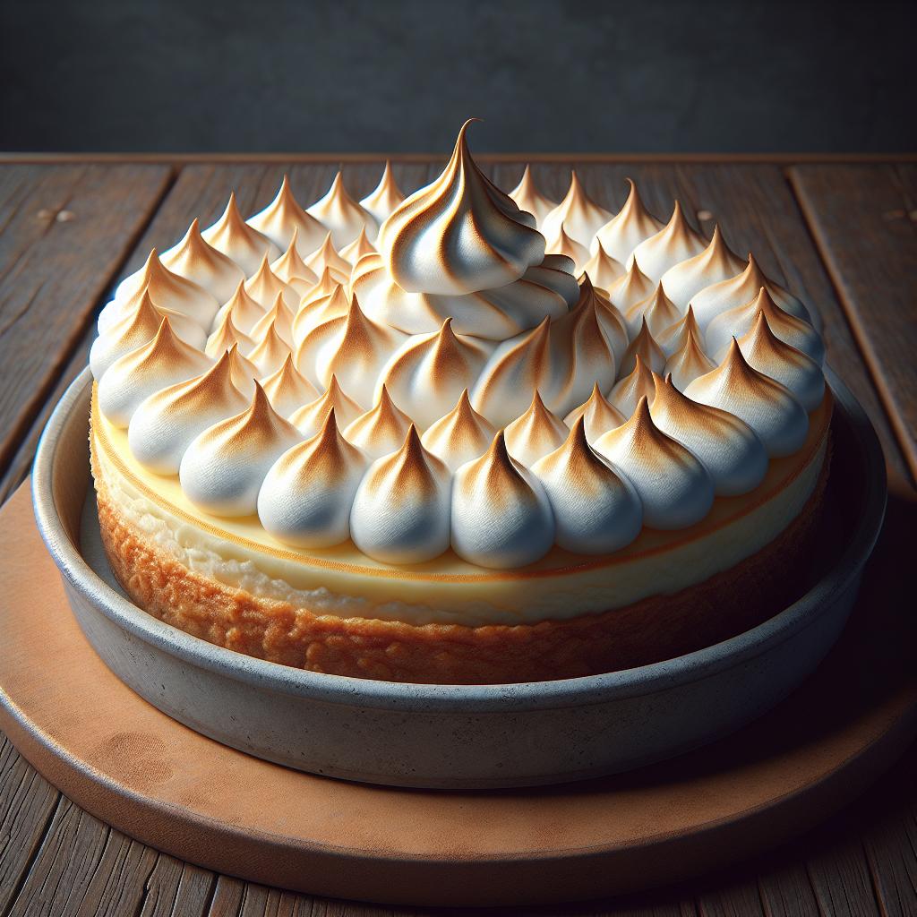 Cheesecake de limón merengada