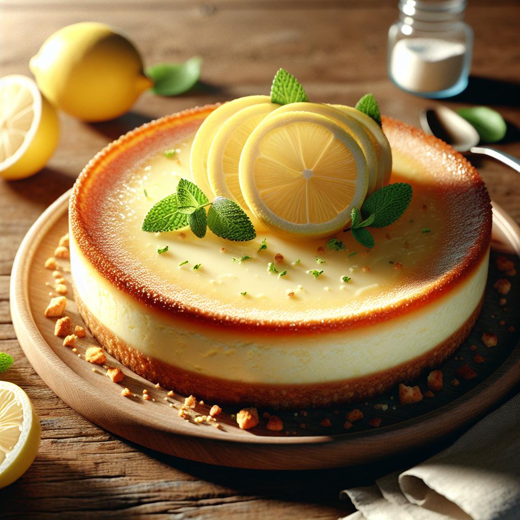 Cheesecake de limón sin hornear
