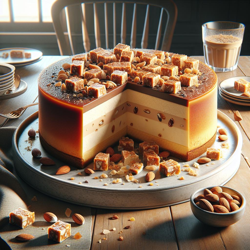 Cheesecake al turrón