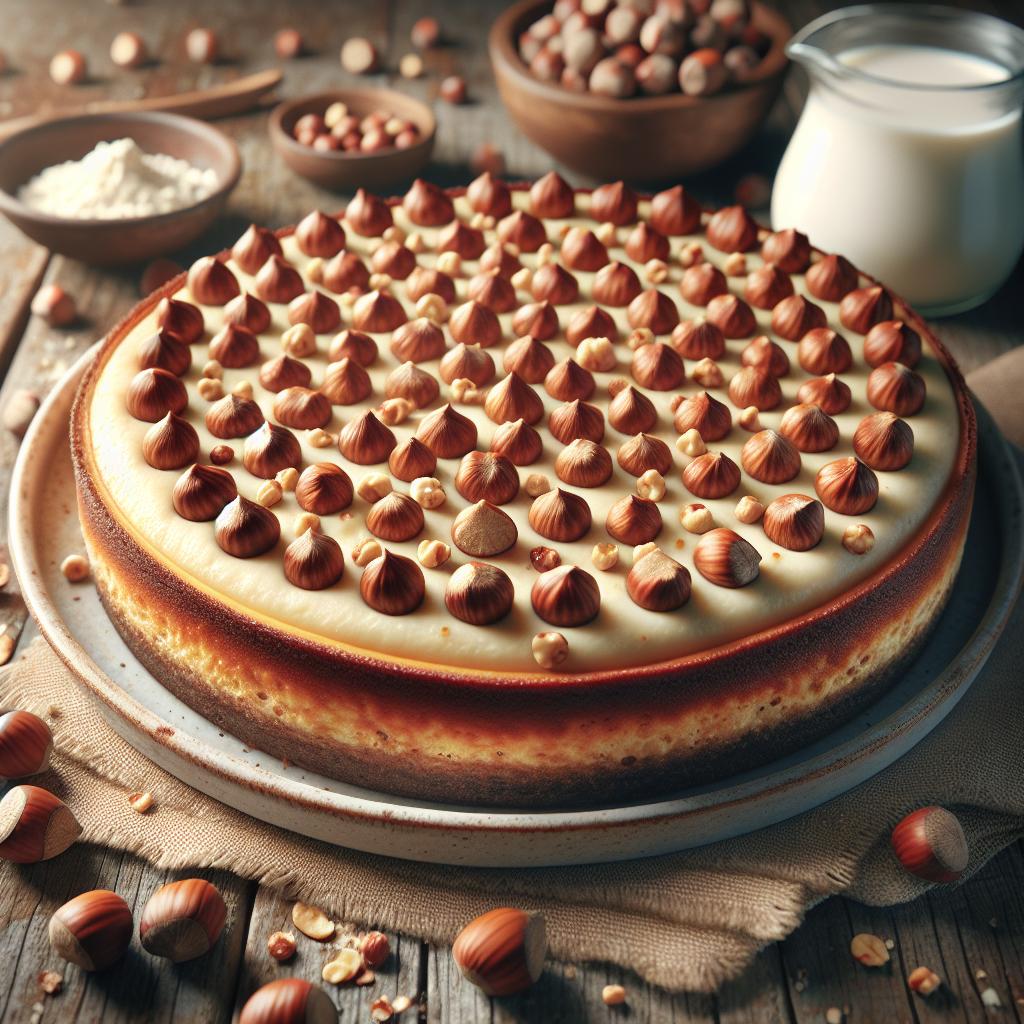 Cheesecake de avellana