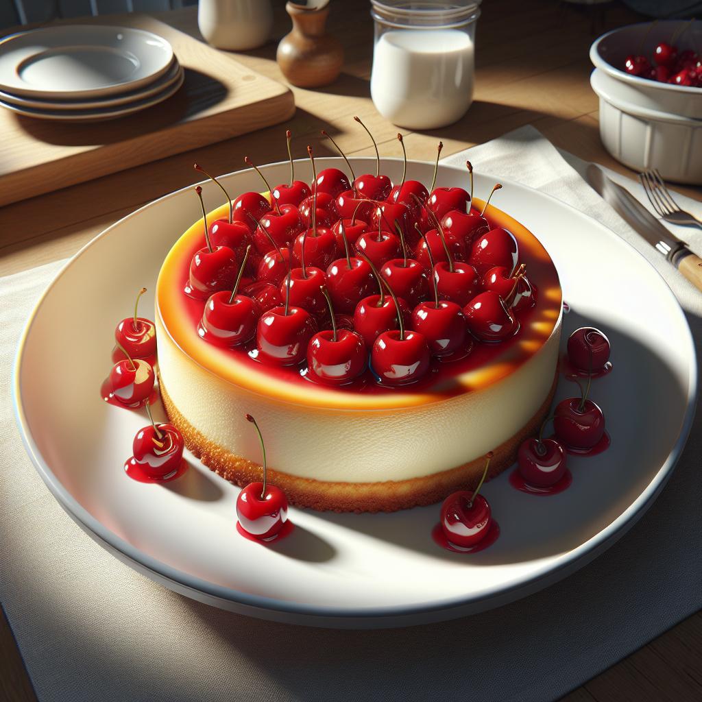 Cheesecake de cerezas
