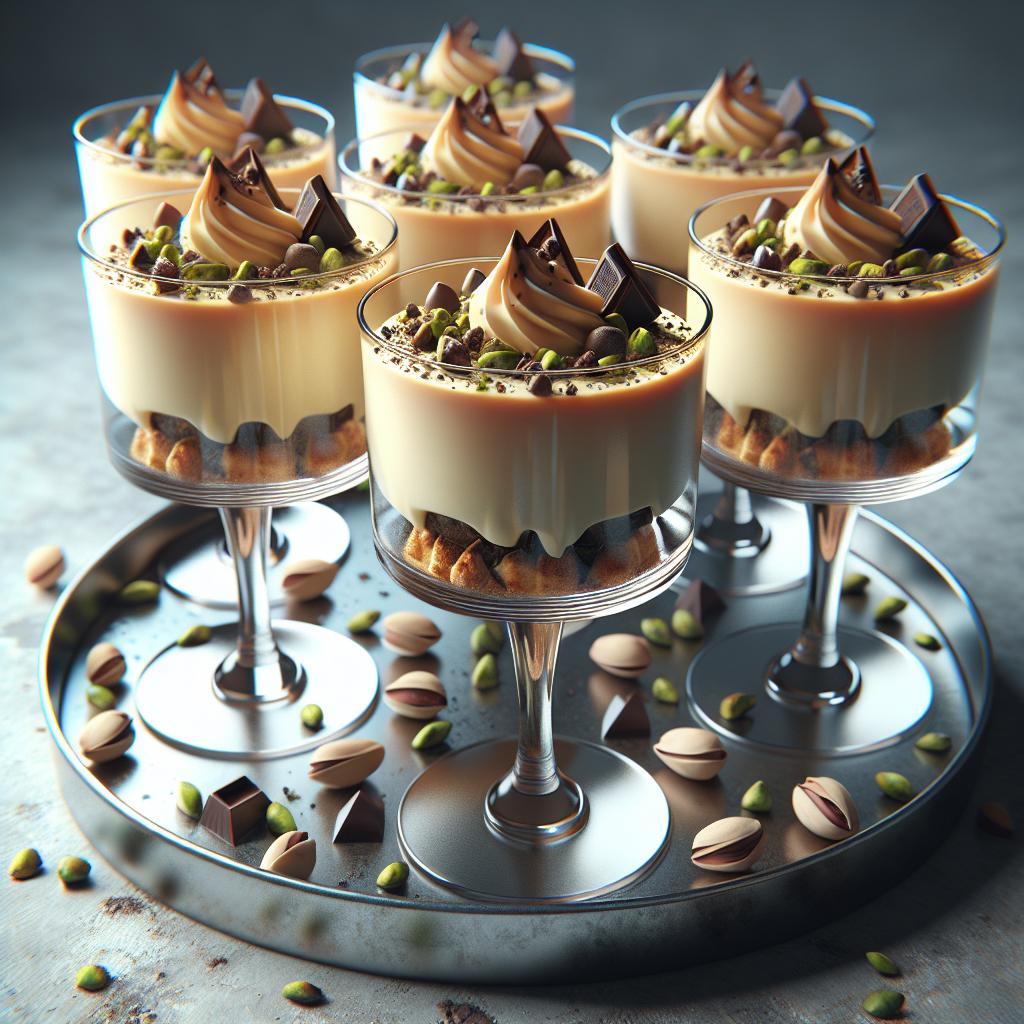 Cheesecake de cannolo en vasitos