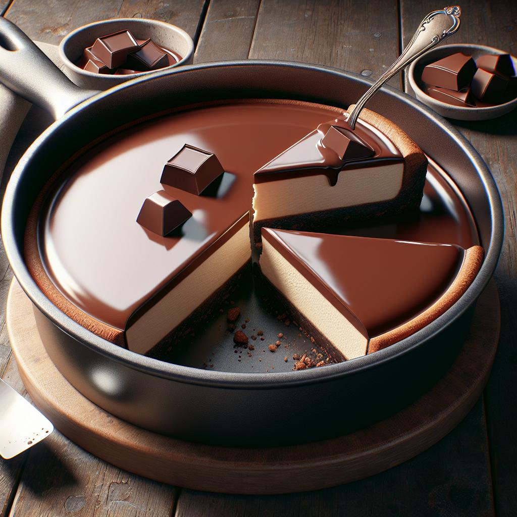 Cheesecake cremosa al chocolate