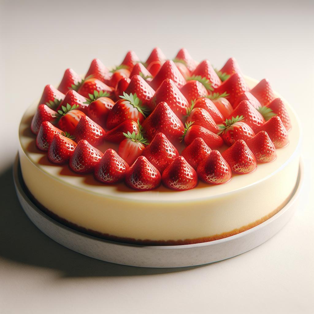 Cheesecake de fresas y limón