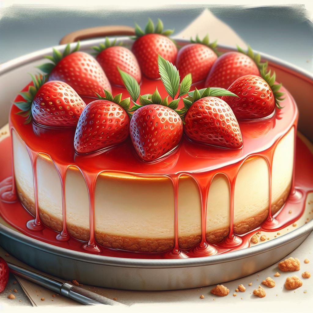 Cheesecake golosa con fresas