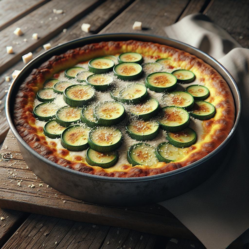 Cheesecake salada de calabacines