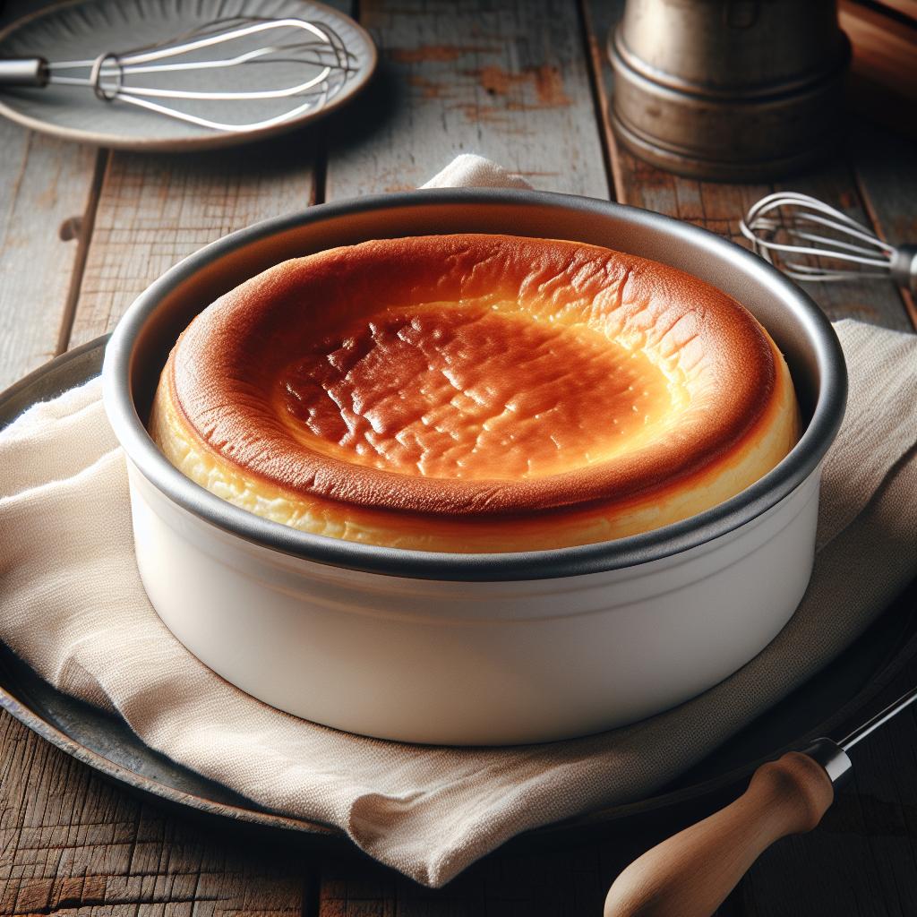 Cheesecake simple al horno