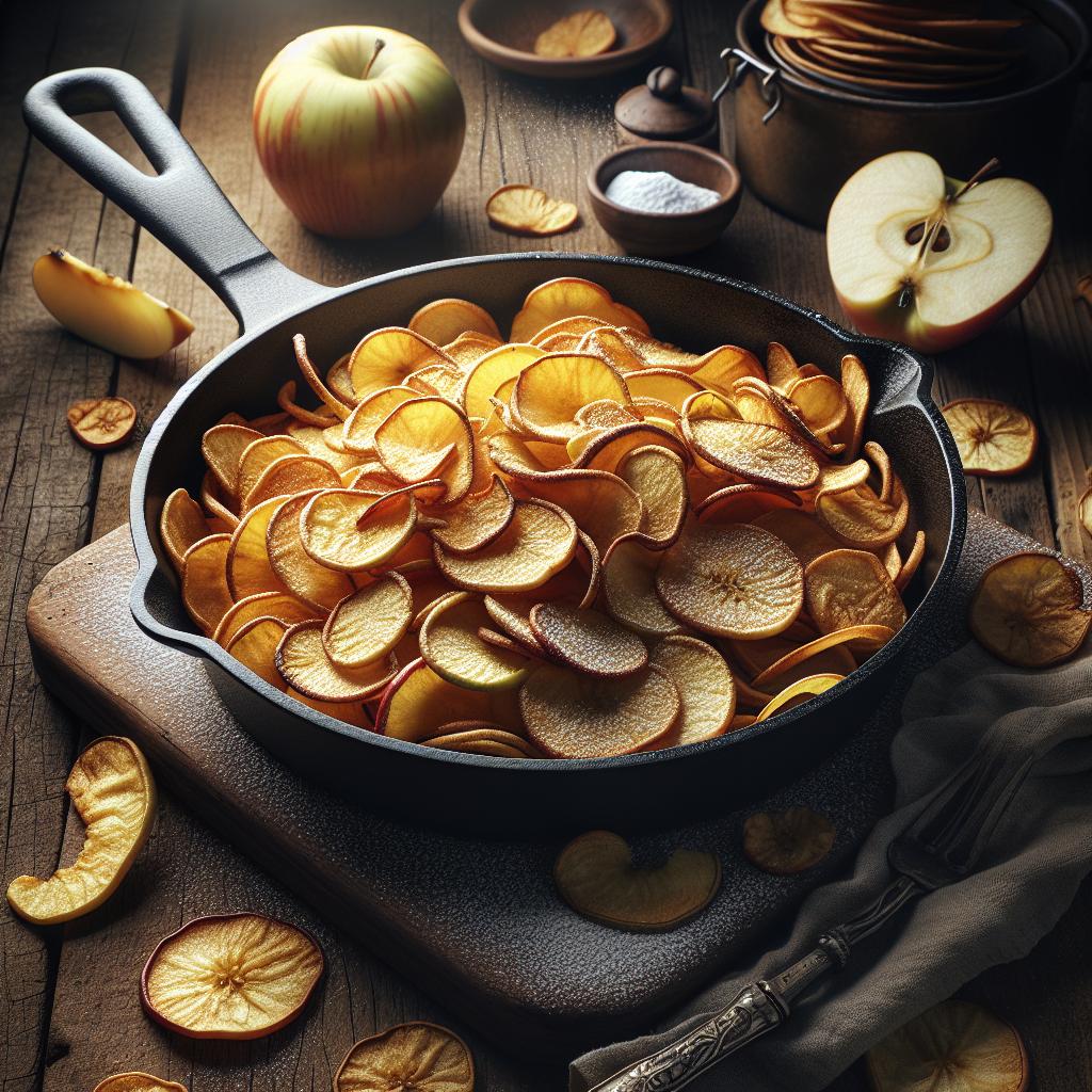 Chips de manzana