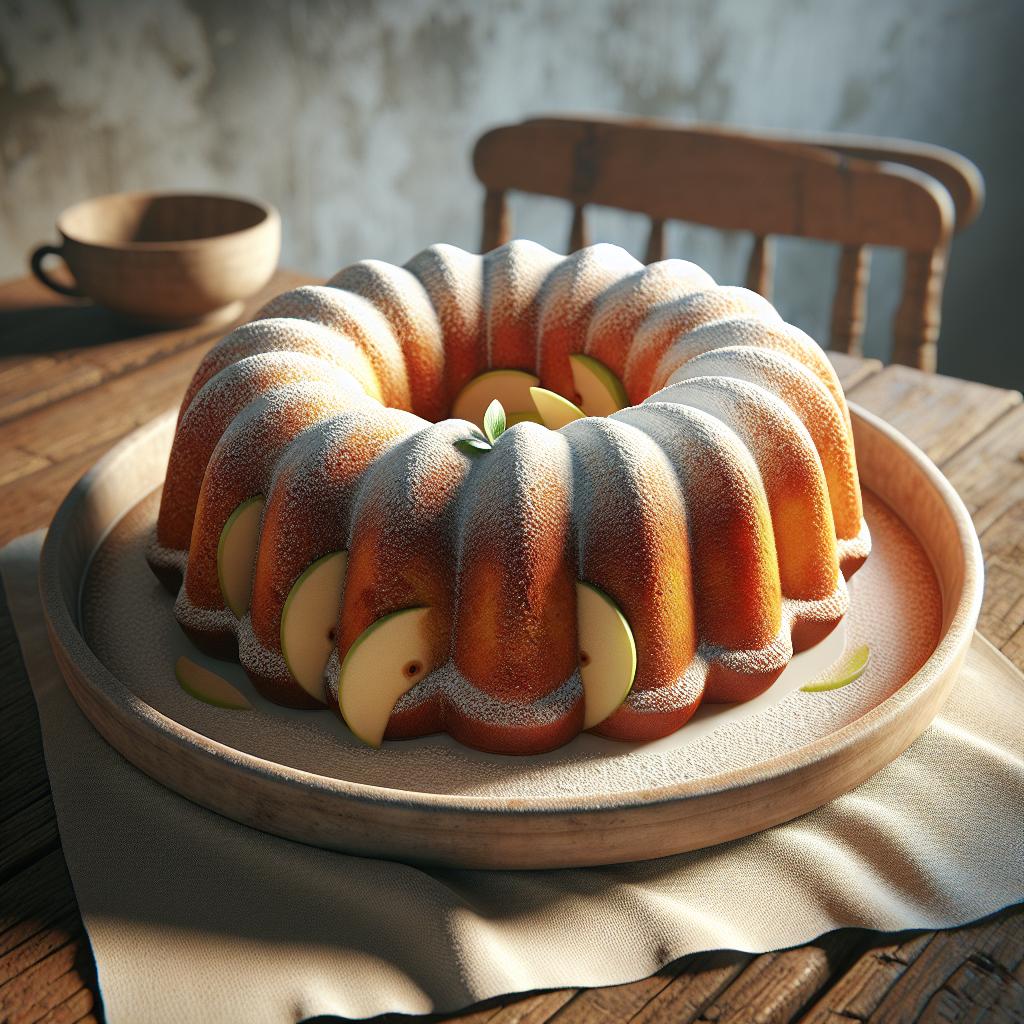 Ciambella de manzanas renetta